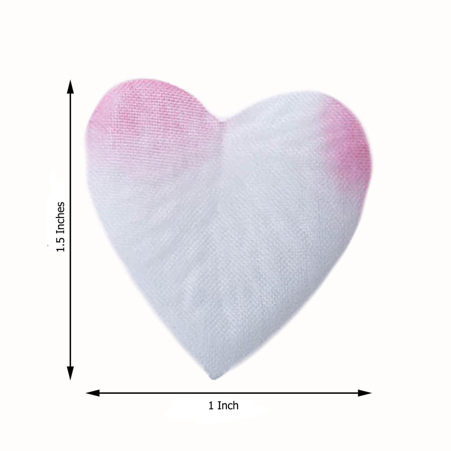 500 Pack | Pink Silk Heart Confetti Party Table Scatters