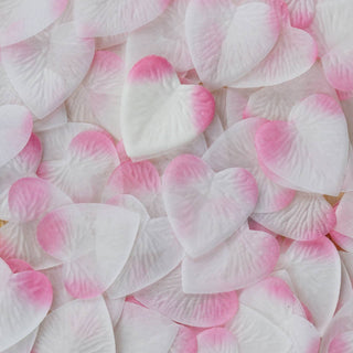 Create a Romantic Ambiance with Pink Silk Heart Confetti