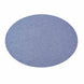 6 Pack | Dusty Blue Sparkle Placemats, Non Slip Decorative Oval Glitter Table Mat#whtbkgd