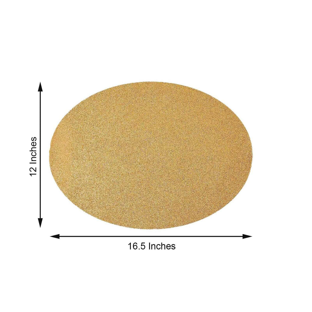 6 Pack Champagne Sparkle Placemats, Table Mat