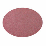 6 Pack | Coral Sparkle Placemats, Non Slip Decorative Oval Glitter Table Mat#whtbkgd