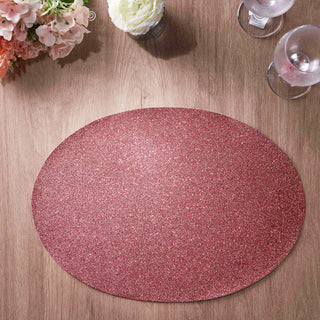 Create a Stunning Tablescape with Coral Sparkle Placemats