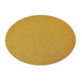 6 Pack | Gold Sparkle Placemats, Non Slip Decorative Oval Glitter Table Mat#whtbkgd