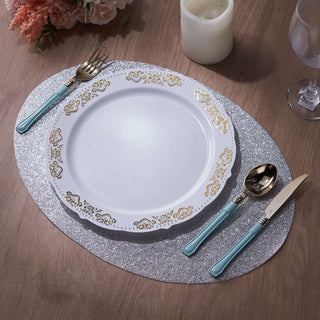 Create a Stunning Tablescape with Silver Sparkle Placemats