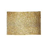 6 Pack | Champagne Sparkle Placemats, Non Slip Decorative Rectangle Glitter Table Mat#whtbkgd