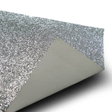 6 Pack | Silver Sparkle Placemats, Non Slip Decorative Rectangle Glitter Table Mat