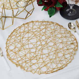 Versatile and Durable Round Table Mats