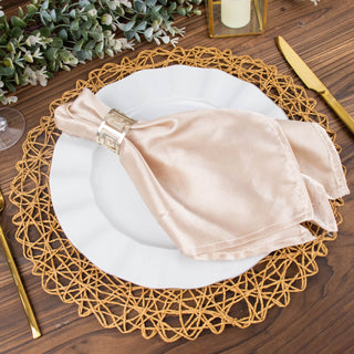 Elevate Your Event Decor with Natural Woven Fiber Placemats