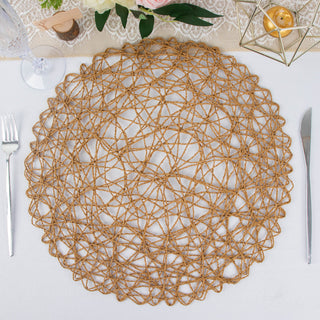 Add a Natural Touch to Your Table with 6 Pack | 15" Natural Woven Fiber Placemats