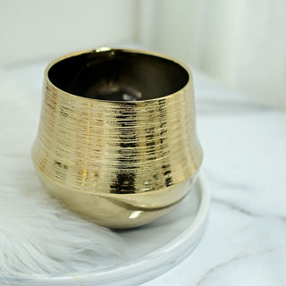 Stunning Gold Ceramic Flower Plant Pots for Any Space