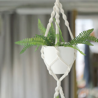 Stylish and Practical Macrame Hanging Planter Basket - Perfect for Indoor and Outdoor Decor