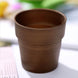 3 Pack | 3inch Rustic Brown Small Flower Plant Pots, Indoor Decorative Planters