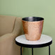 11inch Rose Gold Hammered Design Large Indoor Flower Plant Pot, Decorative Greenery Planter