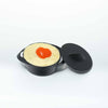 6 Pack | 3oz Black Mini Plastic Cooking Pot Bowls, Disposable Mini Dessert & Appetizer Dishes