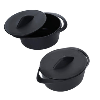 Elegant and Versatile Black Mini Plastic Cooking Pot Bowls