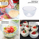 12 Pack | 4oz Clear Mini Plastic Bowls, Small Disposable Snack Bowls