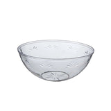 4 Pack | 32oz Clear Plastic Salad Bowls, Medium Disposable Serving Dishes#whtbkgd