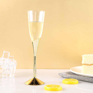 Convenient and Disposable Champagne Flutes for Any Occasion