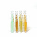 16 Pack | 1oz Clear Test Tube Plastic Disposable Shot Glasses With Tray