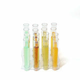 16 Pack | 1oz Clear Test Tube Plastic Disposable Shot Glasses With Tray