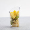 24 Pack | 3oz Clear Diminutive Flasket Plastic Dessert Cups, Disposable Appetizer Cups