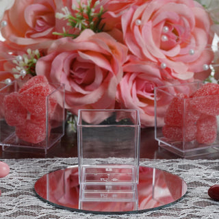 Clear Plastic Candy Box - Perfect for Elegant Events