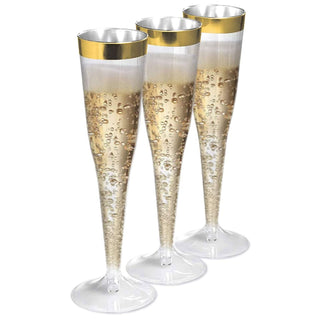 Convenient and Stylish Disposable Champagne Glasses