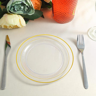 Durable and Versatile Plastic Dessert and Appetizer Plates