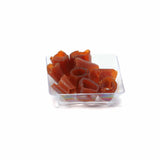 50 Pack | 2inch Clear Mini Modern Square Disposable Dessert Bowls, Plastic Appetizer Plates