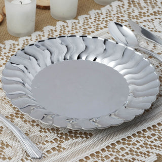 Create an Unforgettable Event with Our Stylish Silver Plastic Dinner Plates