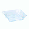 50 Pack | 2inch Clear Mini Modern Square Disposable Dessert Bowls, Plastic Appetizer Plates#whtbkgd