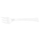 36 Pack - 4inch Clear Mini Heavy Duty Plastic Forks, Dessert Forks Plastic Utensils#whtbkgd