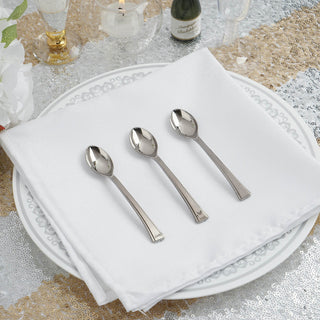 Premium Quality Silver Mini Spoons