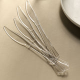 25 Pack - 7inch Clear Classic Heavy Duty Plastic Knives, Plastic Utensils