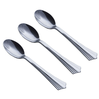 Light Silver Disposable Spoons - The Perfect Addition to Your Party Supplies