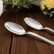 25 Pack | Silver Heavy Duty 7Inch Plastic Spoons, Disposable Silverware