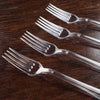 25 Pack - 7inch Clear Classic Heavy Duty Plastic Forks, Disposable Utensils#whtbkgd