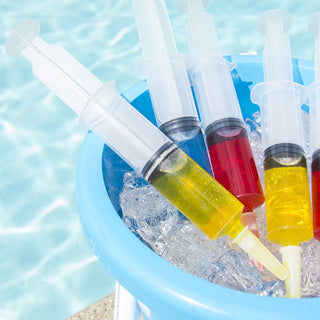 Fun and Convenient Clear Disposable Plastic Cocktail Jello Shot Syringes