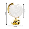 12 Pack | Gold Mini Globe Party Favor Gift Boxes Treat Candy Container - 4.5Inch