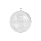 12 Pack | Clear Fillable Party Favor Gift Ornament Balls, Candy Box Containers - 3Inch#whtbkgd