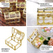 12 Pack | Gold Treasure Chest Party Favor Candy Boxes, Treat Gift Box - 3.5Inch