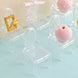 12 Pack | Clear Chair Shaped Party Favor Gift Holders, Candy Treat Display - 4Inch