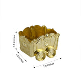 12 Pack | Gold Chariot Party Favor Gift Boxes, Candy Treat Containers
