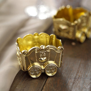 Elevate Your Event Decor with Gold Mini Chariot Treat Boxes