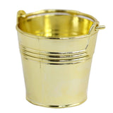 12 Pack | Gold Pail Bucket Party Favor Candy Gift Boxes | Mini Planter#whtbkgd
