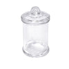 12 Pack | 3.5inch Plastic Candy Jars, Disposable Favor Goodie Containers With Clear Lids#whtbkgd