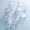 12 Pack | 3.5inch Plastic Candy Jars, Disposable Favor Goodie Containers With Clear Lids