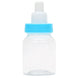 12 Pack | 3.5Inch Blue Baby Bottle Party Favor Gift Candy Containers, Baby Shower Treat Boxes