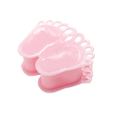 12 Pack | 3.5inch Pink Baby Feet Favor Containers, Baby Shower Party Favors