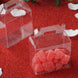 25 Pack | Clear Chest Party Wedding Favor Candy Gift Boxes Treat Container - Plastic  4x2x3Inch#whtbkgd